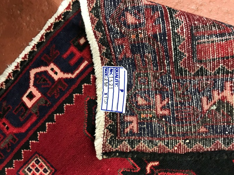 Old Hand Knotted wool rug Serap 1521 3'7"x9'6" gallery