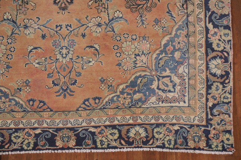 Handmade Wool Rust Area Rug 6x9 Medallion Traditional Living Room Classic Carpet gallery