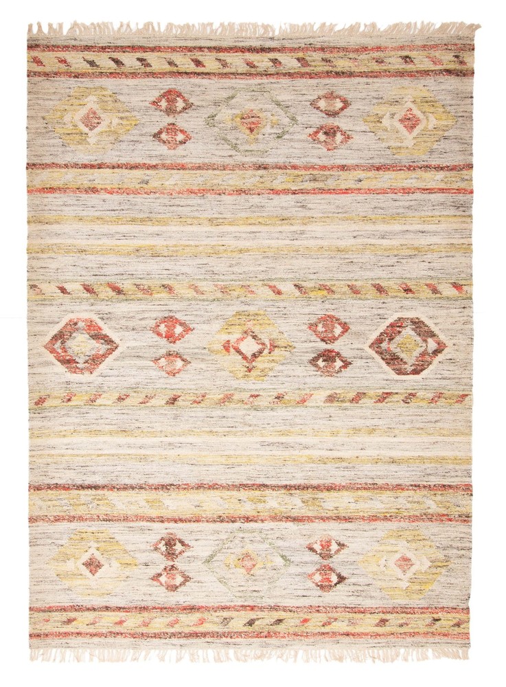 Vintage Hand Woven Area Rug 5'8" x 7'10" Traditional Wool Oriental Carpet