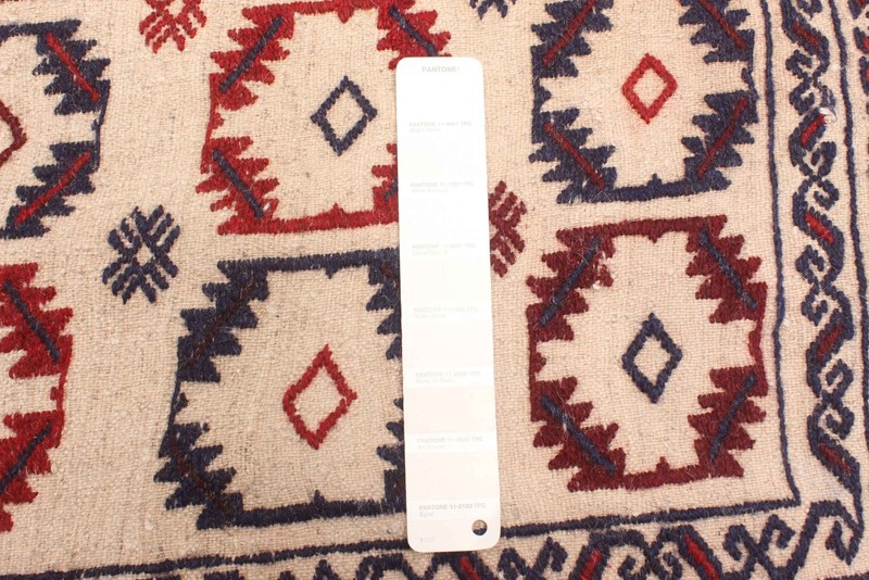 Vintage Hand Woven Area Rug 4'4" x 6'6" Traditional Wool Oriental Carpet gallery