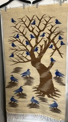 Large Authentic Ramses Wissa Wassef Wool Tapestry – 55×32 – Egyptian Folk Art