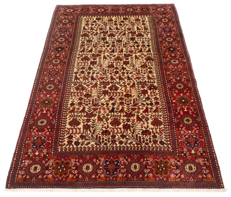 Vintage Traditional Hand-Knotted Area Rug 4'8" x 9'10" Oriental Wool Carpet gallery