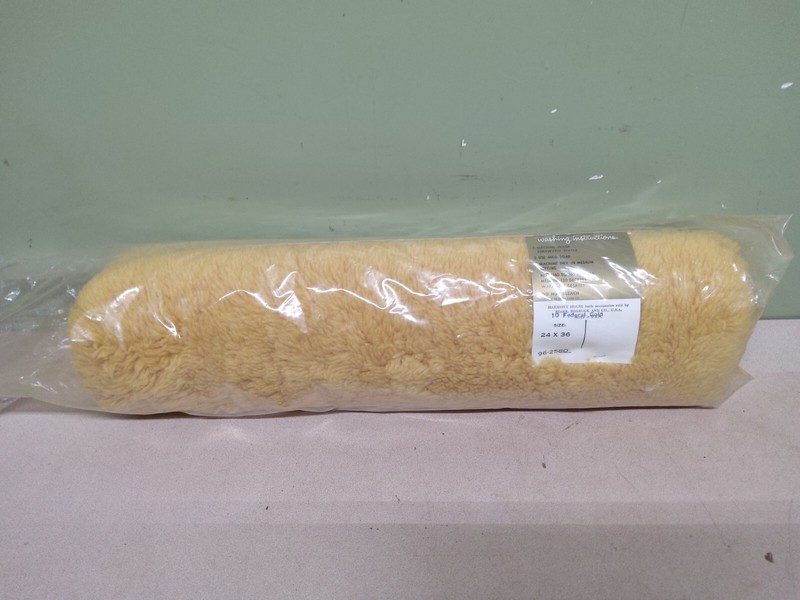 vintage 1970s sears and roebuck 24x36 rug yellow nos original packaging retro gallery
