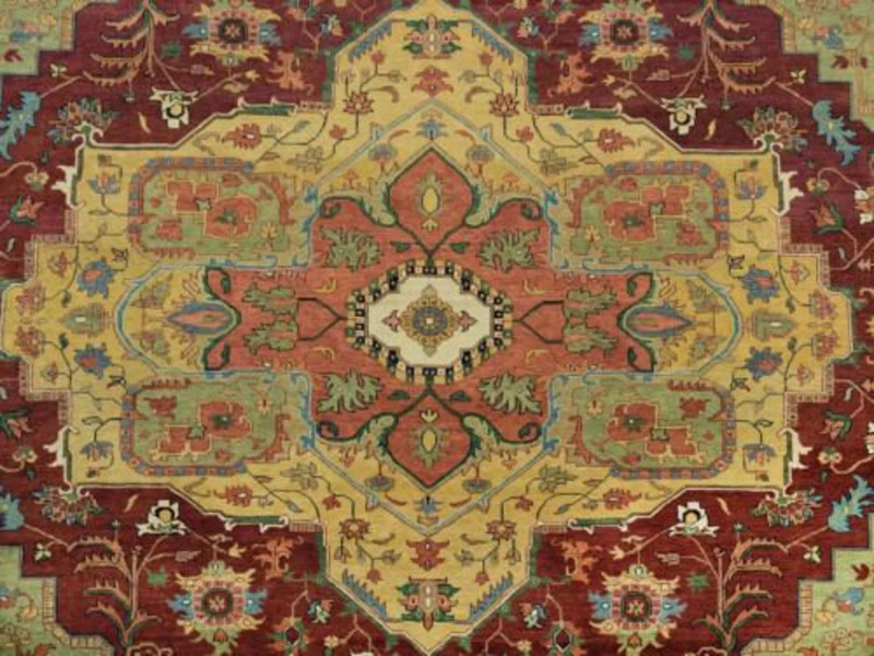 Masterpiece Natural Color, Original Heriz Collection Rug 12' x 15'2" gallery