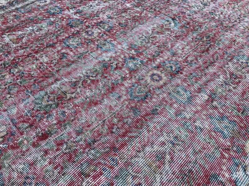 Boho Decor Rug, Oushak Kilim Rug, Turkish Vintage Rug, 5,6 x 10, ft gallery