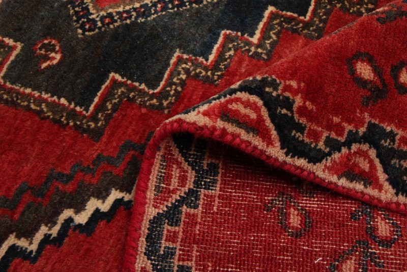 Vintage 4'2" x 6'4" Traditional Hand Knotted Vegetable Dye Wool Area Rug gallery