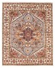 Vintage Geometric Area Rug 8'0" x 9'11" Traditional Hand-Knotted Wool Carpet gallery