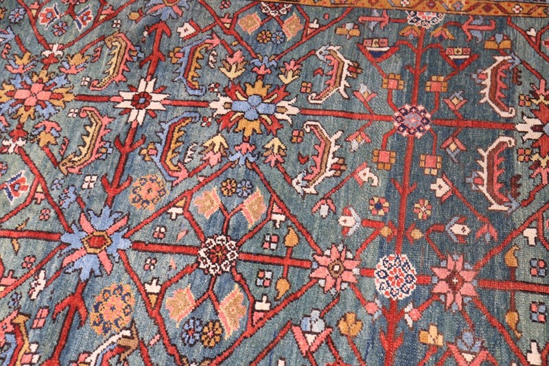 Antique Green Karajeh Rug 11'x15' gallery