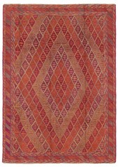 Vintage Traditional Hand-Knotted Area Rug 6’7″ x 9’3″ Oriental Wool Carpet