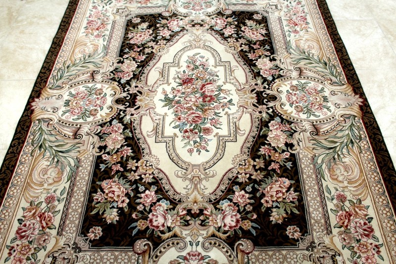 8X6 BREATHTAKING MASTERPIECE MINT 400KPSI 50RAJ HAND KNOTTED WOOL TABRIZZ RUG gallery