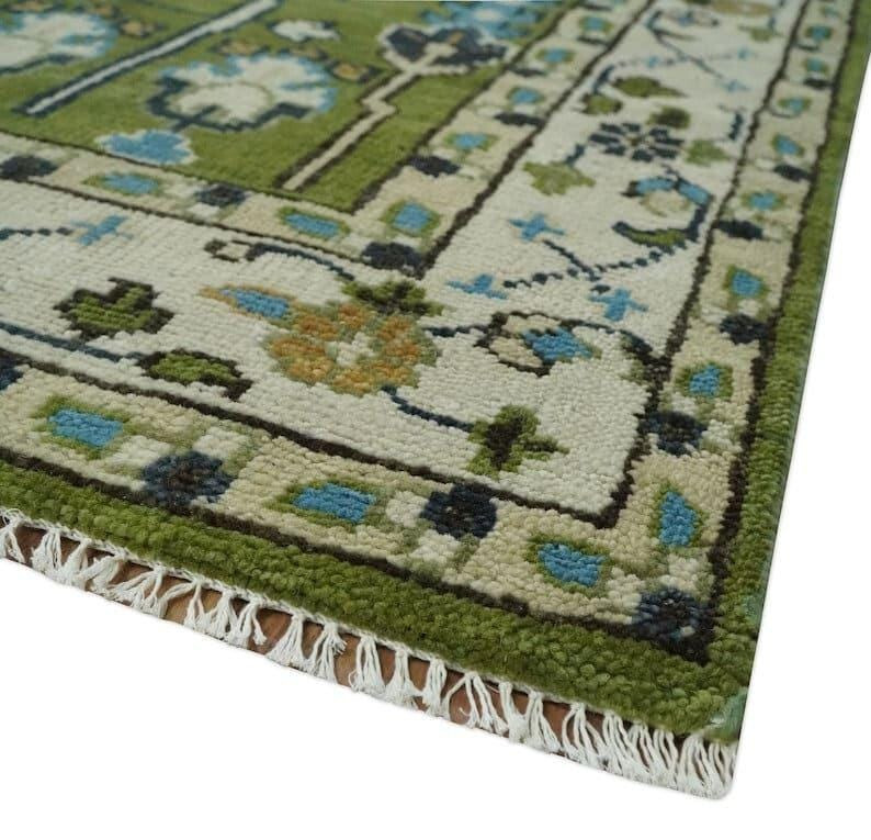 Oushak 8x10, Hand Knotted Rug Modern Oushak Rug 5x8 Bedroom Rug Turkish Knot Rug gallery