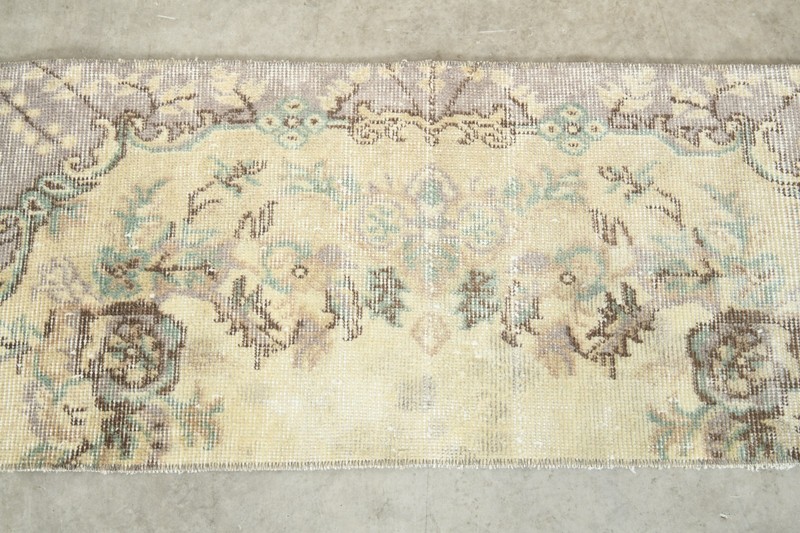 1x4 Turkish Door Mat Rug Hand-Knotted Vintage Mini Rugs Square Small Carpet,1025 gallery