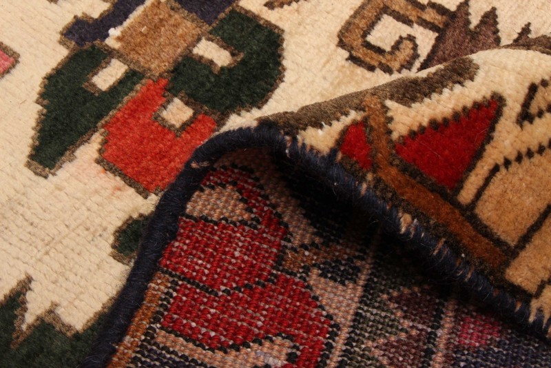 Vintage 4'6" x 8'2" Traditional Hand Knotted Vegetable Dye Wool Area Rug gallery