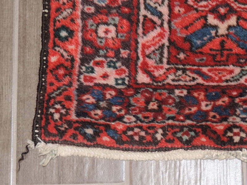4x5ft. Handmade Semi Antique Karaje Wool Rug gallery