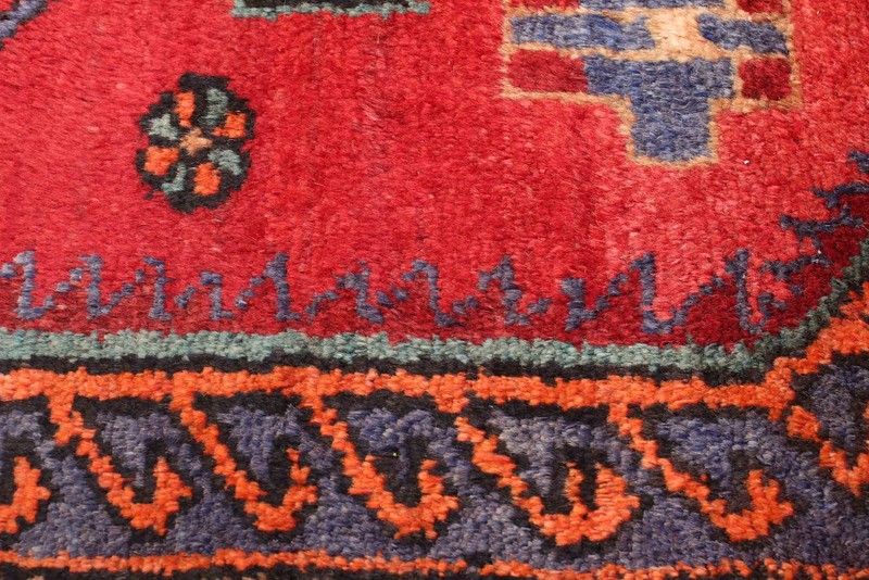 Vintage Hand-Knotted Area Rug 4'6" x 8'1" Traditional Oriental Wool Carpet gallery