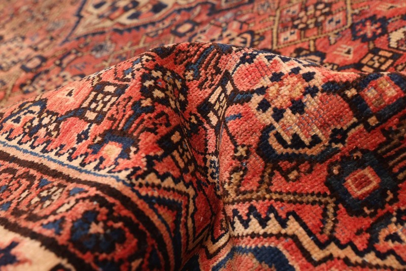 Vintage 4'4" x 6'1" Traditional Hand Knotted Vegetable Dye Wool Area Rug gallery
