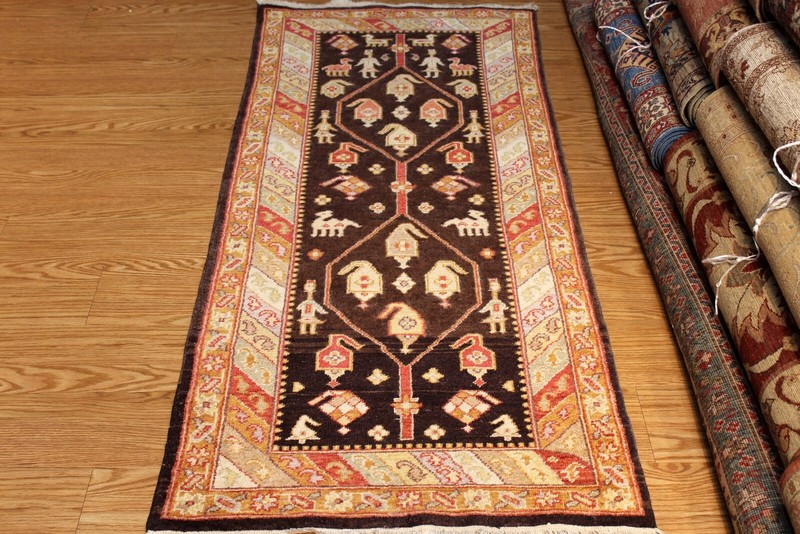 6 FT. ANTIQUE TRADITIONAL ANATOLIAN RUG TRIBAL ORIENTAL HALL RUNNER 2'7" x 6' gallery