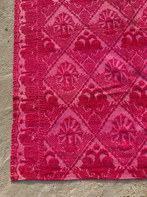 Vintage Handmade Beautiful Multicolor Kilim Rug Carpet 210x183 cm gallery