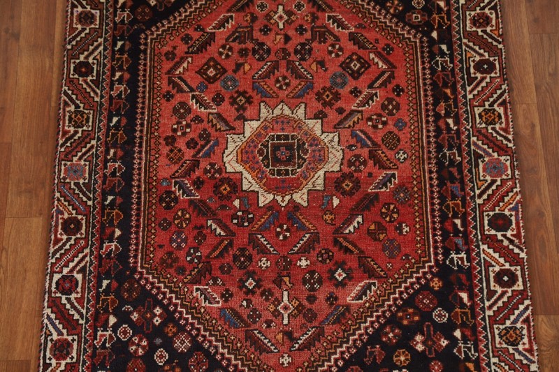 Vintage Nomadic Red/ Ivory Traditional Area Rug 4'x6' Wool Hand-knotted Carpet gallery