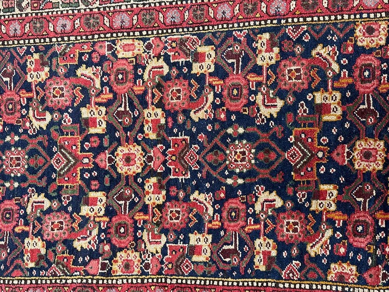 An Antique Decorative 17' Long Genuine NW Hallway Runner Rug gallery