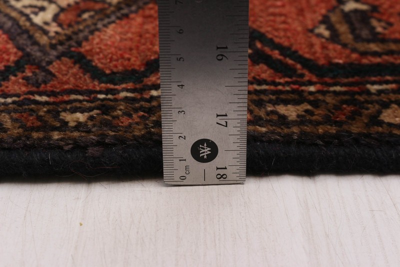 Vintage Hand-Knotted Area Rug 4'4" x 8'4" Traditional Oriental Wool Carpet gallery