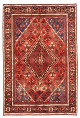 Vintage Traditional Hand-Knotted Area Rug 4’3″ x 6’4″ Oriental Wool Carpet