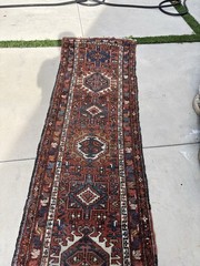 8.6 by 2.2 Turn Of Century Karajeh Runner Hard To Find $475