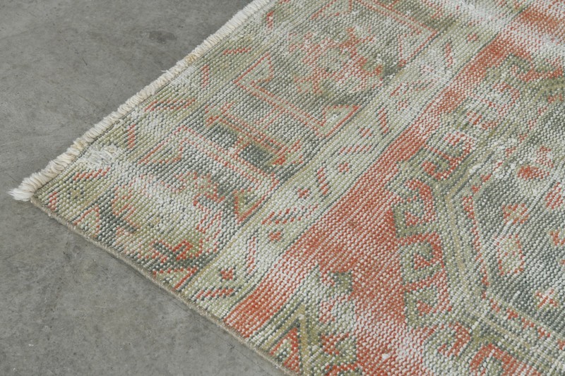 3x11 ft, turkish rug runner, hand-knotted vintage runner, oushak runner rug, 215 gallery