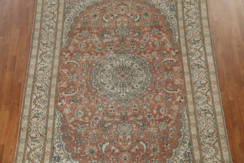 Handmade Floral Area Rug 6x10 Ft Traditional Wool Carpet Medallion Bedroom Rug gallery