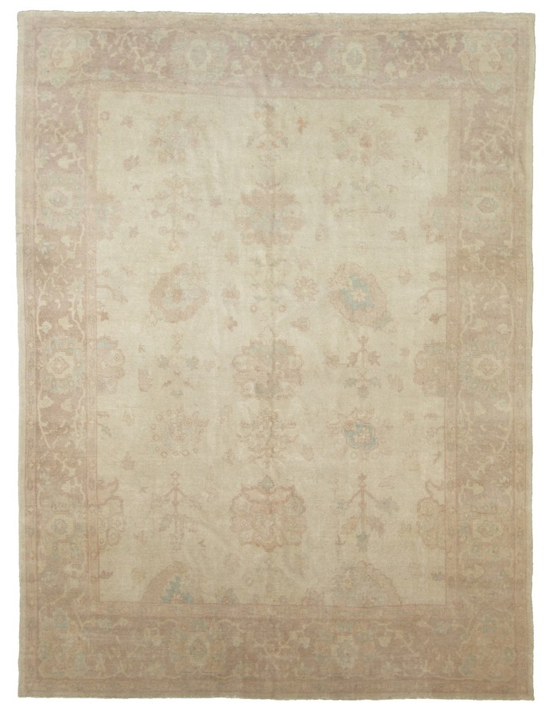 Traditional Vintage Hand-Knotted Area Rug 8'10" x 12'0" Oriental Wool Carpet