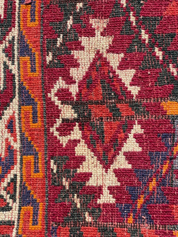 Rug antique carpet antique oriental tribal Turkoman Yomud Turkmen chuval gallery