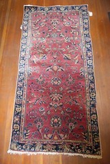 Antique Sarouk Rug 2’8″ X 5’8″ Runner Floral Design