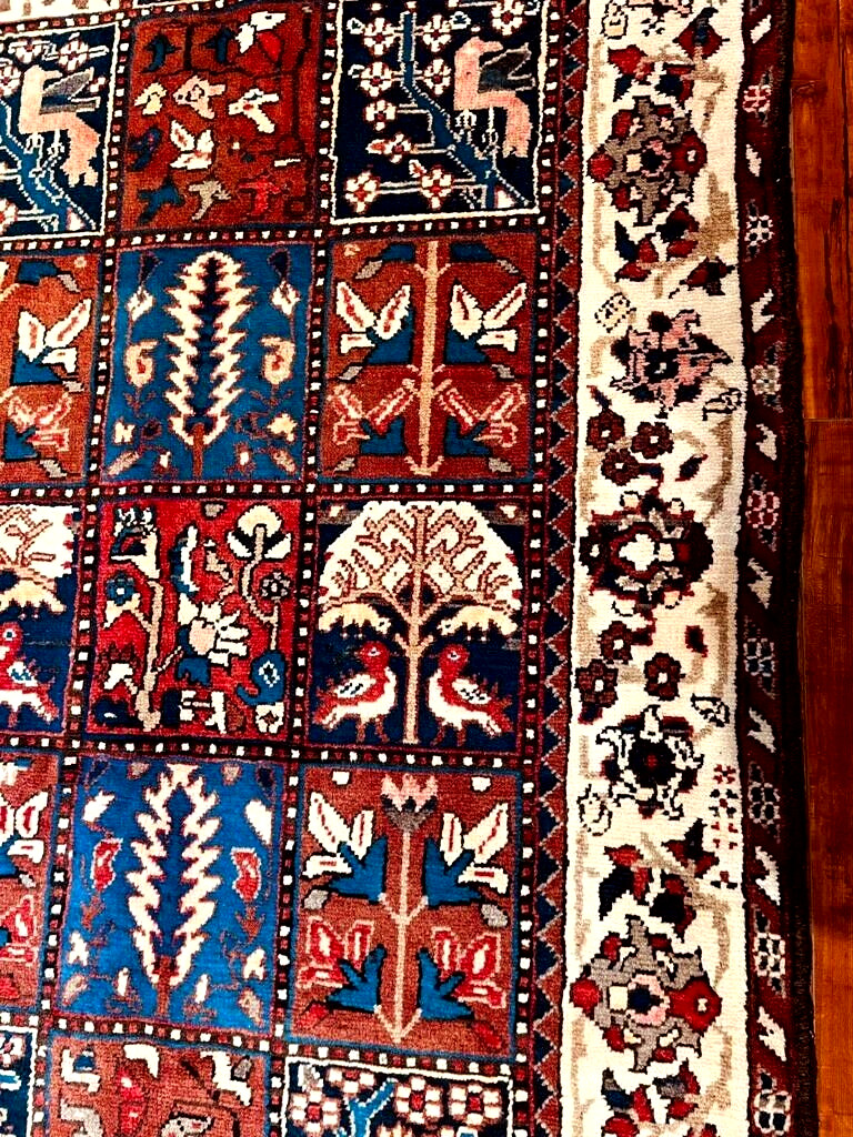 Exquisite 1960's Authentic Vintage Mint Hand Made Knotted Runner 11' x 3' ft gallery