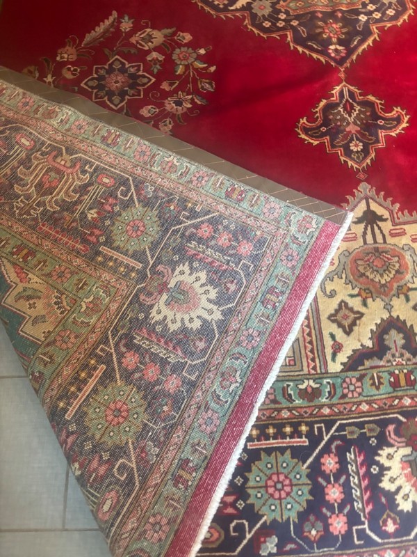 SIMI ANTIQUE. HAND MADE. 13x10 EXCELLENT CONDITION. FULL PILE.WITH SINGNR gallery