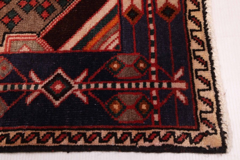 Vintage 5'0" x 10'0" Traditional Hand Knotted Vegetable Dye Wool Area Rug gallery