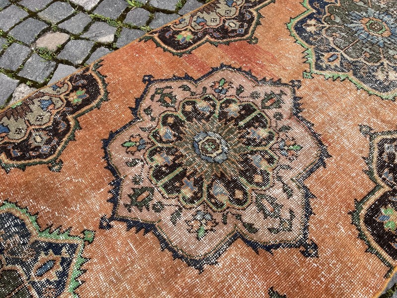 Handmade Wool Rug, Bohemian Runner Rug, Turkish Vintage Rug, 3,0 x 13, ft gallery