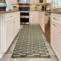 Rug Rectangle Handmade Wool Jute Rug Home Hallway Vintage Area Rugs Kilim Carpet