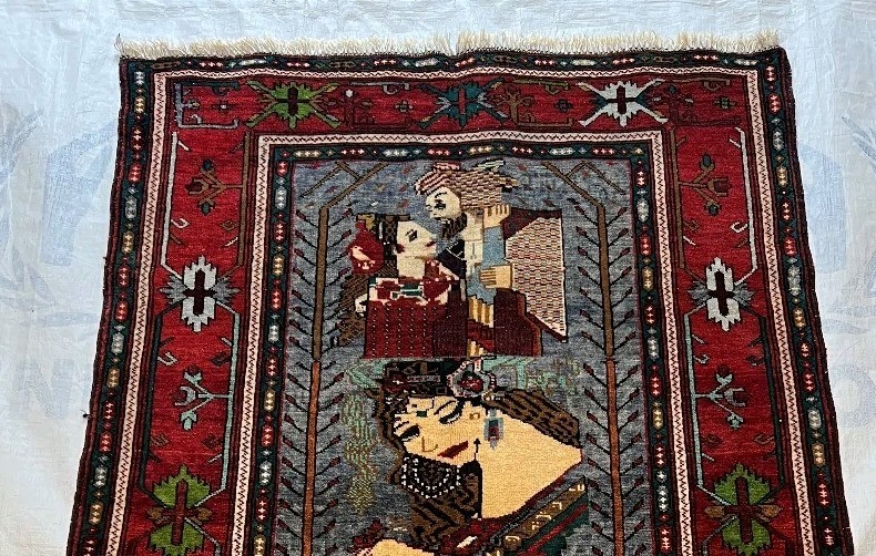 Handmade Afghan amazing rug Great Quality Beauiful design Size 143x100cm gallery
