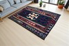 Rare Unused 1960s Turkish Kilim Rug 4'6"x6'7" | Natural Dyes Obruk Kilim Rug gallery