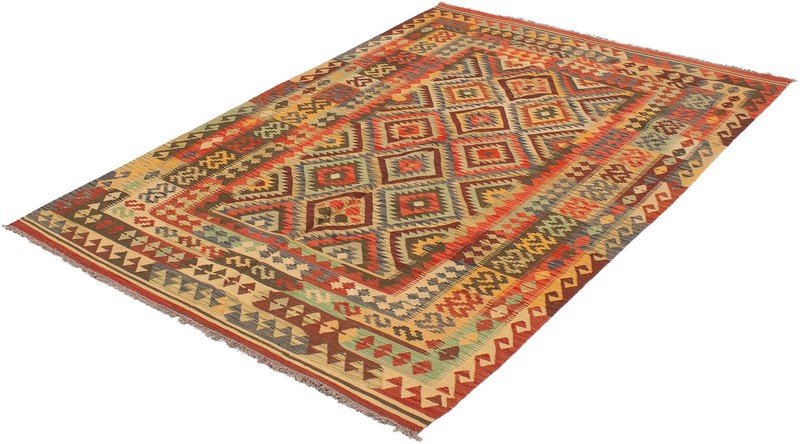 Vintage 6'8" x 9'10" Traditional Wool Hand Woven Oriental Area Rug gallery
