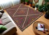 Vintage Turkish Cicim Kilim Rug 6'9"x9'6" – Handwoven Wool on Cotton Flatweave gallery
