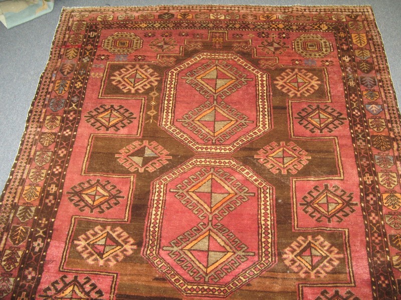 Antique Shirvan Caucasian Russian Hand Knotted Wool Rug Gallery Runner 4'8 x 8'4 gallery