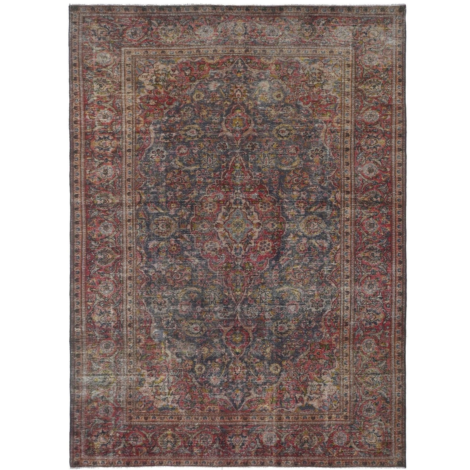 6'8" x 10'0" Cressida East Vintage Hand-Knotted Wool Area Rug gallery