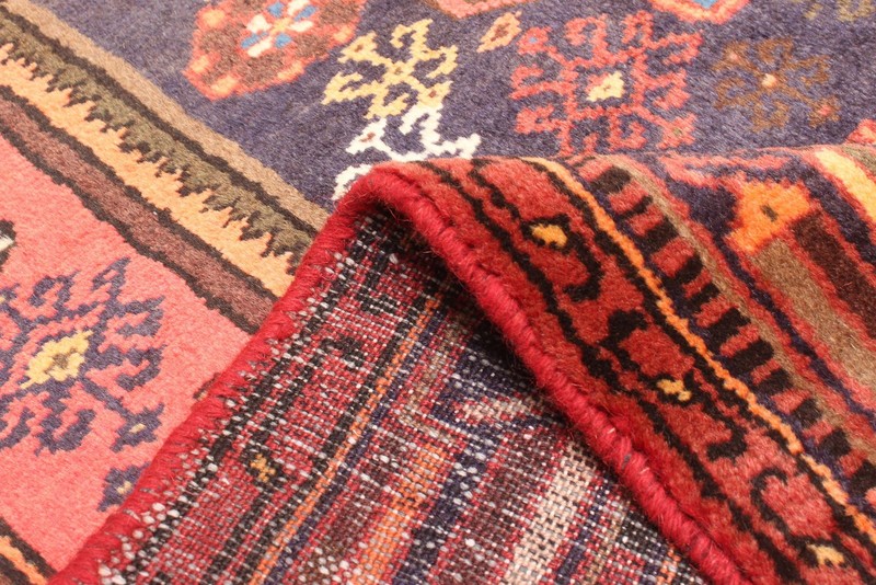 Vintage Traditional Hand-Knotted Area Rug 4'2" x 6'4" Oriental Wool Carpet gallery