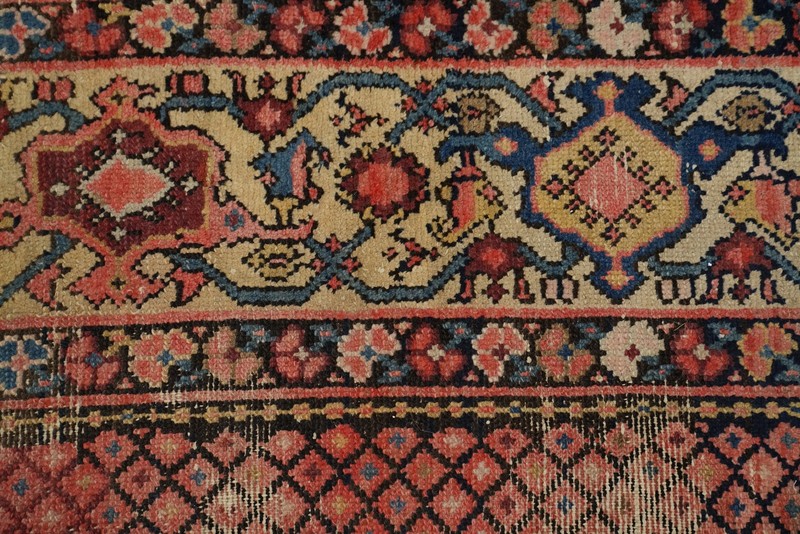 Antique Vegetable Dye Tribal Hand-knotted Traditional Wide Runner Rug 5x13 gallery