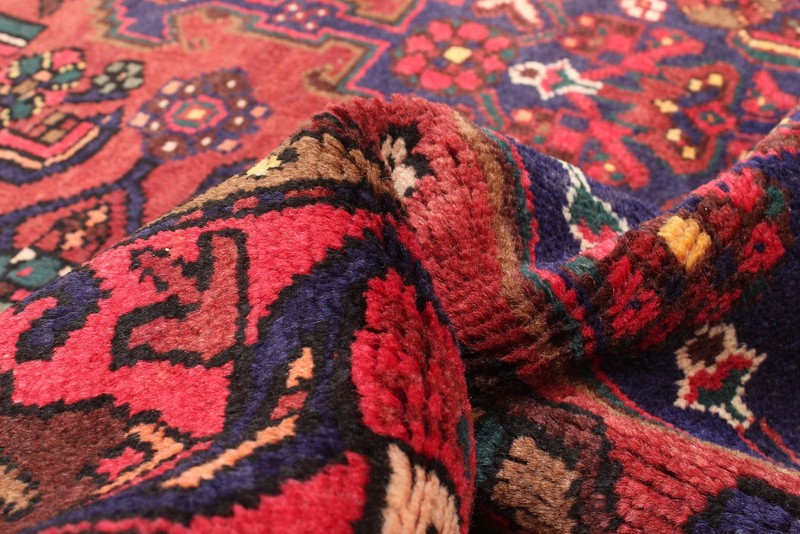 Vintage Hand-Knotted Area Rug 4'3" x 7'1" Traditional Wool Carpet gallery