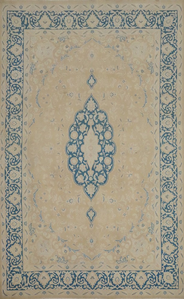Vegetable Dye Vintage Distressed Traditional Area Rug 7x10 ft Hand-knotted Wool