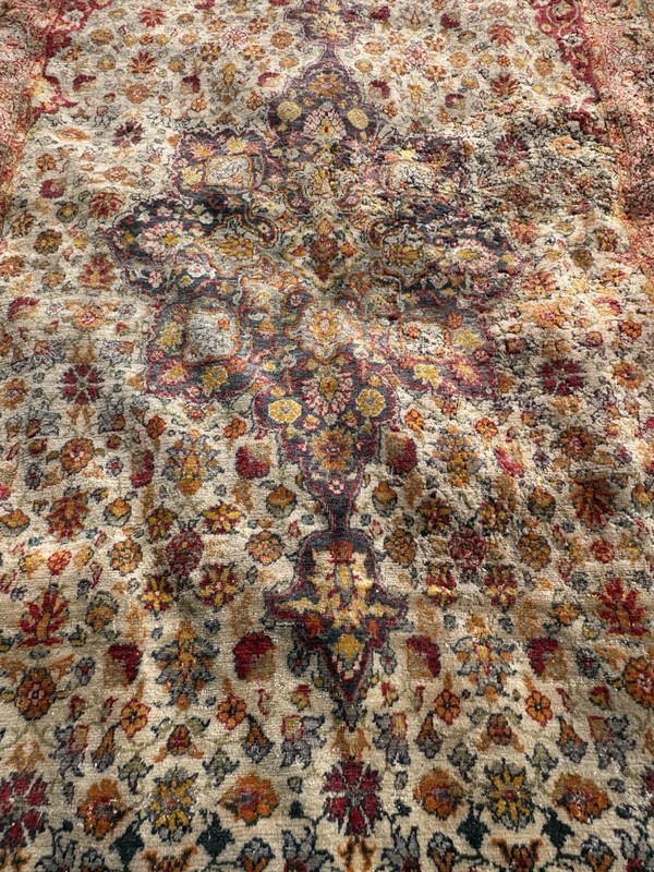 Antique Handmade Sivas Floral Rug from Turkey (258 cm x 137 cm) gallery