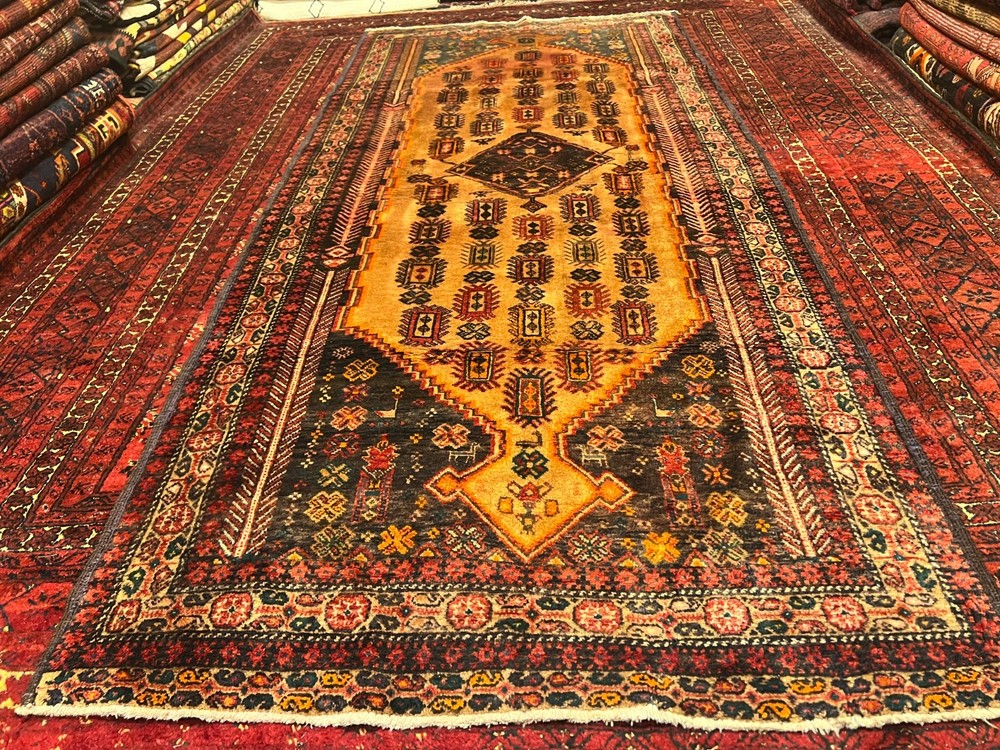 COLLECTORS' ITEM Antique Natural Vegetable Dye Maresali Group Both's Azerbaijani