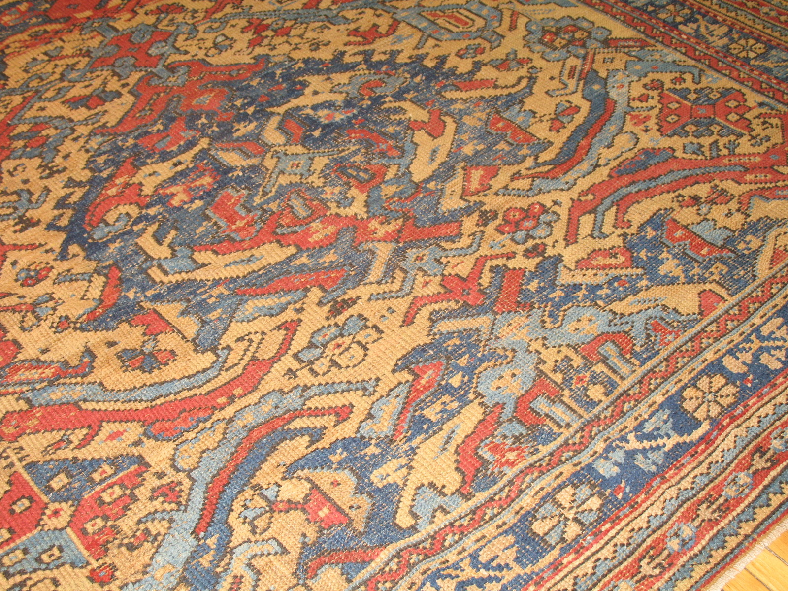 Antique Gorgeous Turkish Oushak Ushak Rug 10'2''x11'6'' gallery